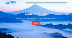 Desktop Screenshot of apacrecruit.com